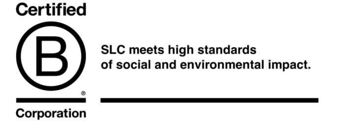 SLC B Corp Tagline Standards BLACK
